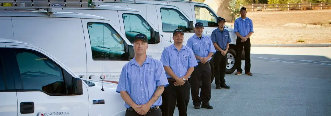 KIC Refrigeration crew ready for Mini Split Repair jobs across Brea